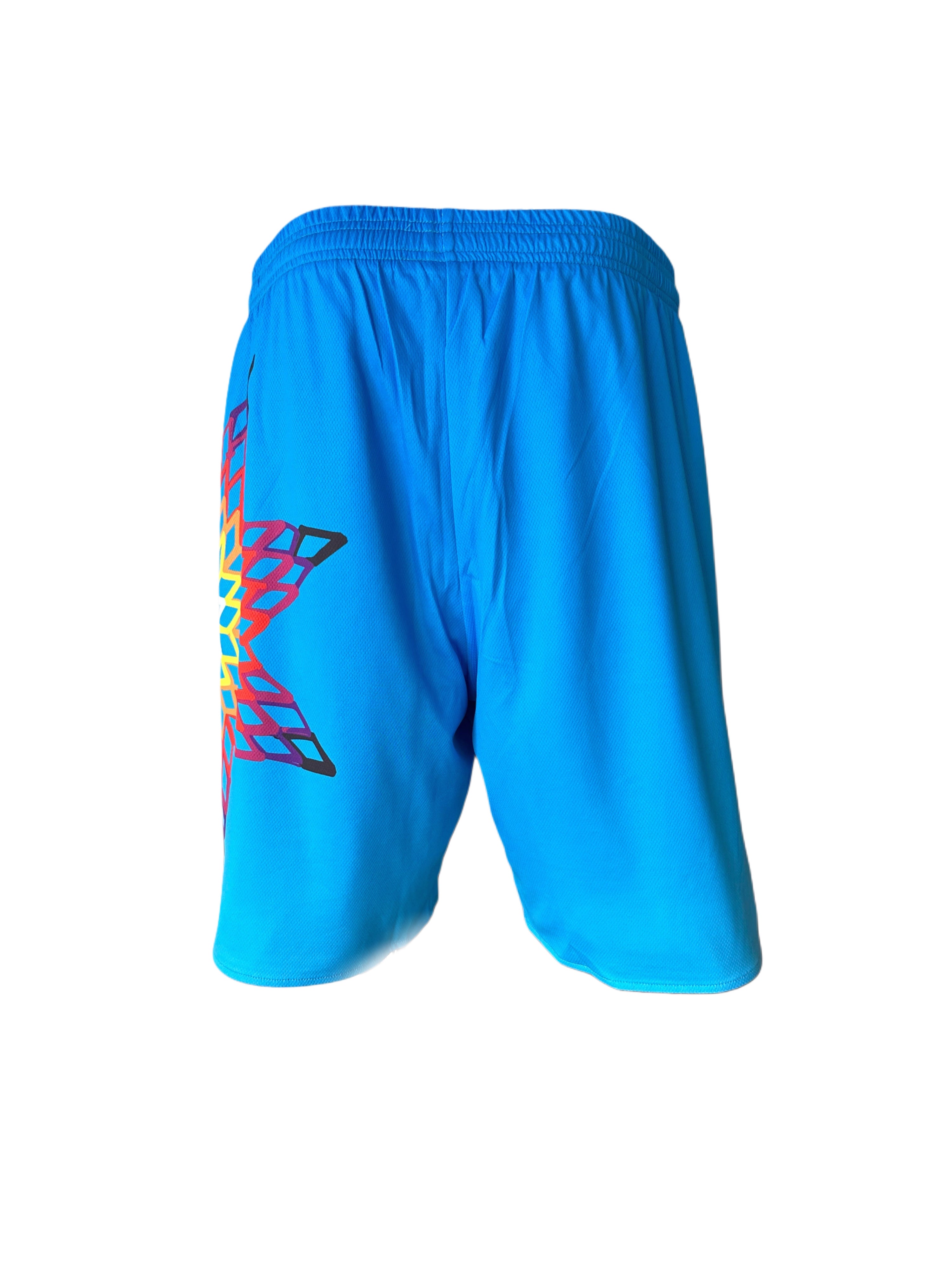 Sunburst Outline Basketball Shorts