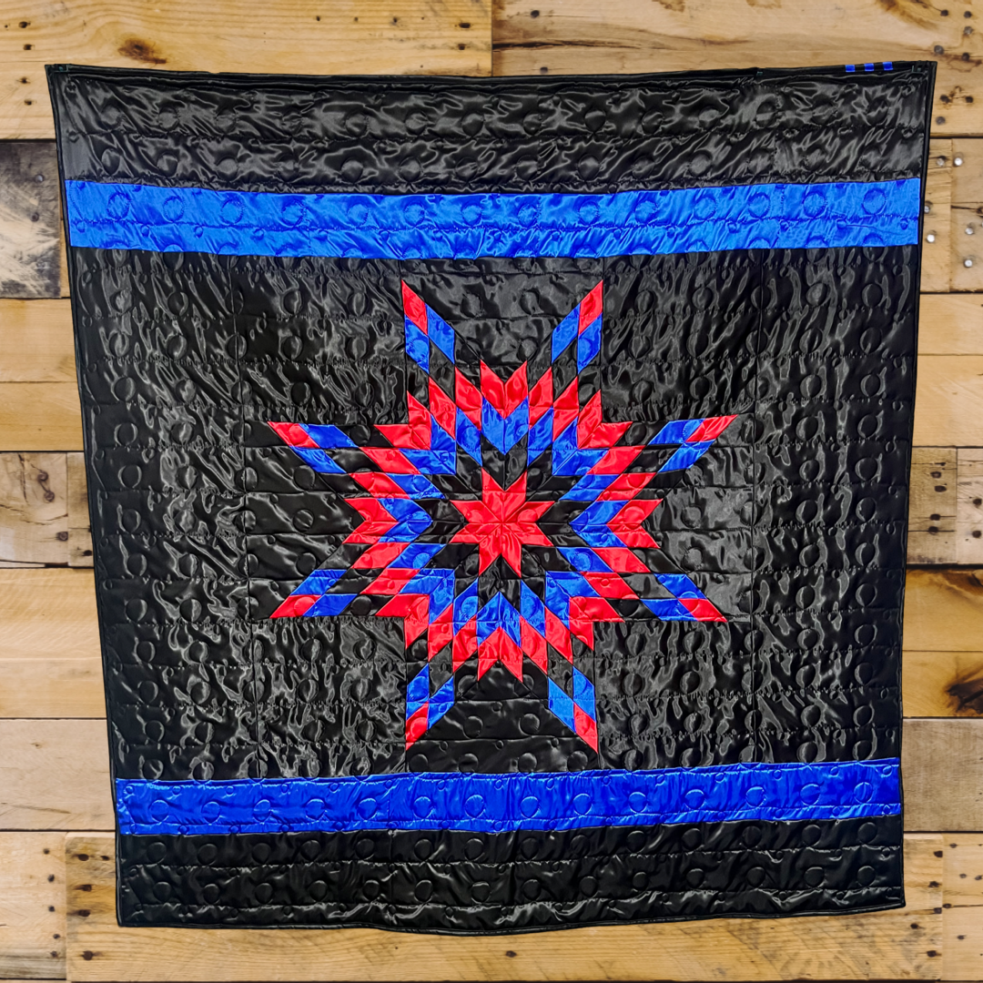 “Spiderman” Queen Size Star Quilt