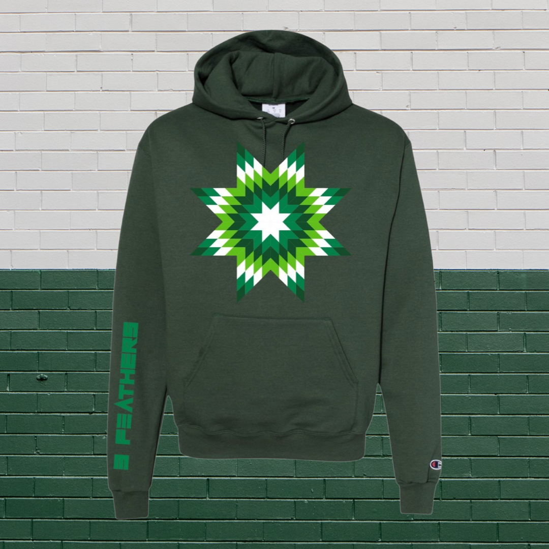 "Lucky March" Tradish star pull over hoodie