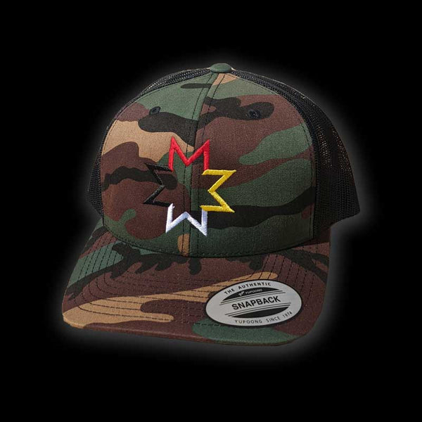 4 Directions- Camo Snapback Hat