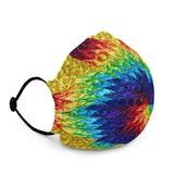 Yellow Swirl - Premium Face Mask