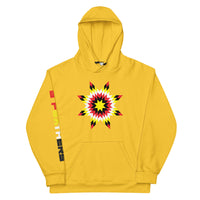 Traditional Star on Golden Yellow Pullover Hoodie