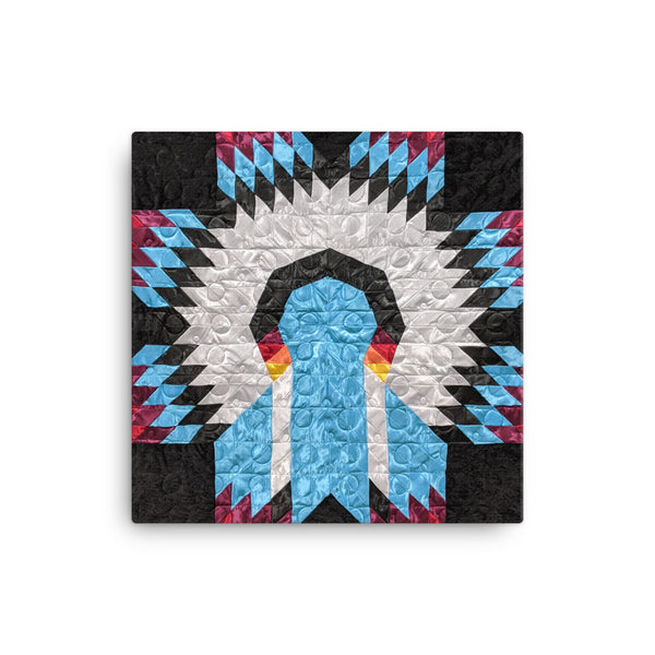War Bonnet - 12"x12" Canvas