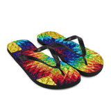 Yellow Swirl - Flip-Flops
