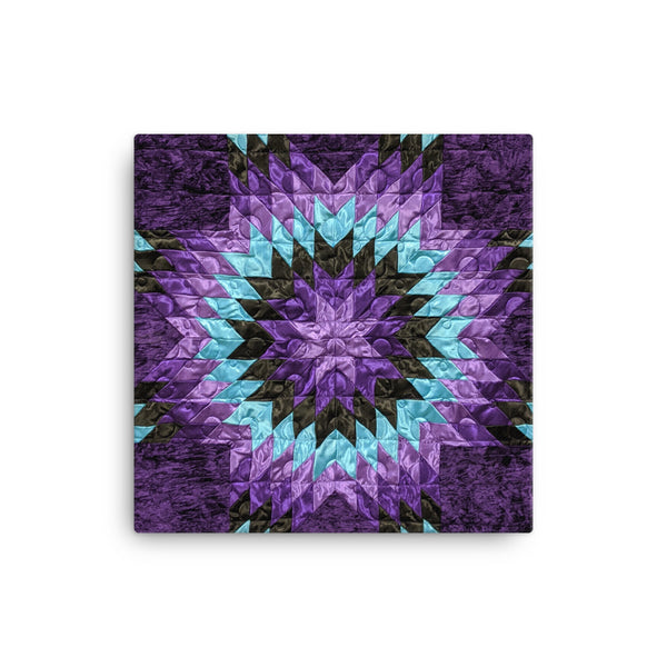 Purple Rain - 12" x 12" Canvas