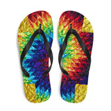 Yellow Swirl - Flip-Flops