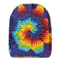 Purple Swirl - Minimalist Backpack